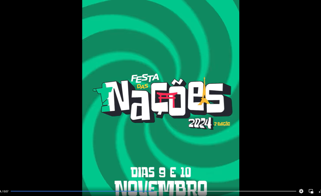 Vem aí a segunda edição do evento “FESTA DAS NAÇÕES”!