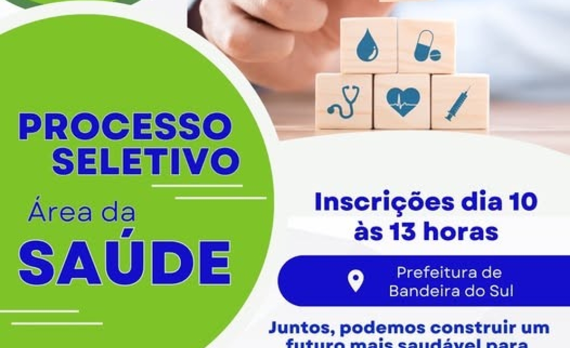 Processo Seletivo Simplificado para Profissionais da Saúde - Inscrições Abertas!