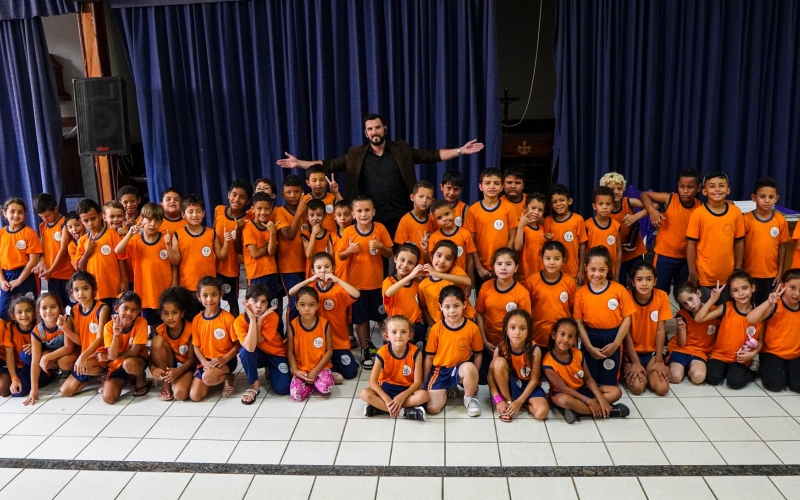  Nossa quarta-feira foi um dia mágico para os alunos do projeto Mais Educação