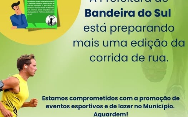  Vem aí mais uma edição da Corrida de Rua! 