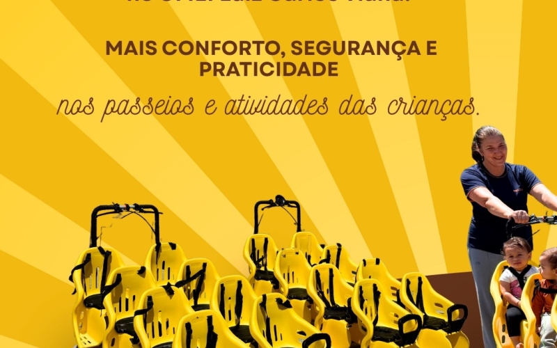 Novidade no CMEI Luiz Carlos Viana! 