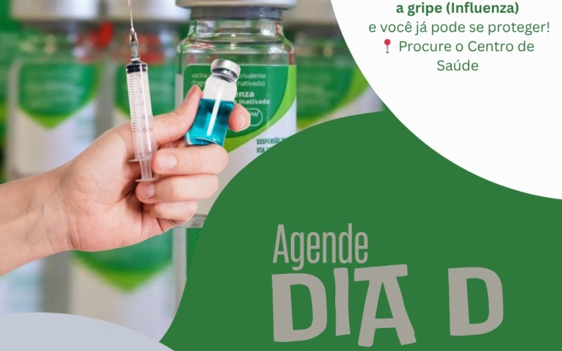 VACINA DA GRIPE JÁ CHEGOU!