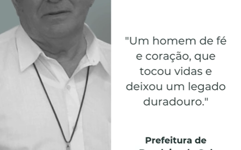 Descanse em paz, Padre Agostinho.